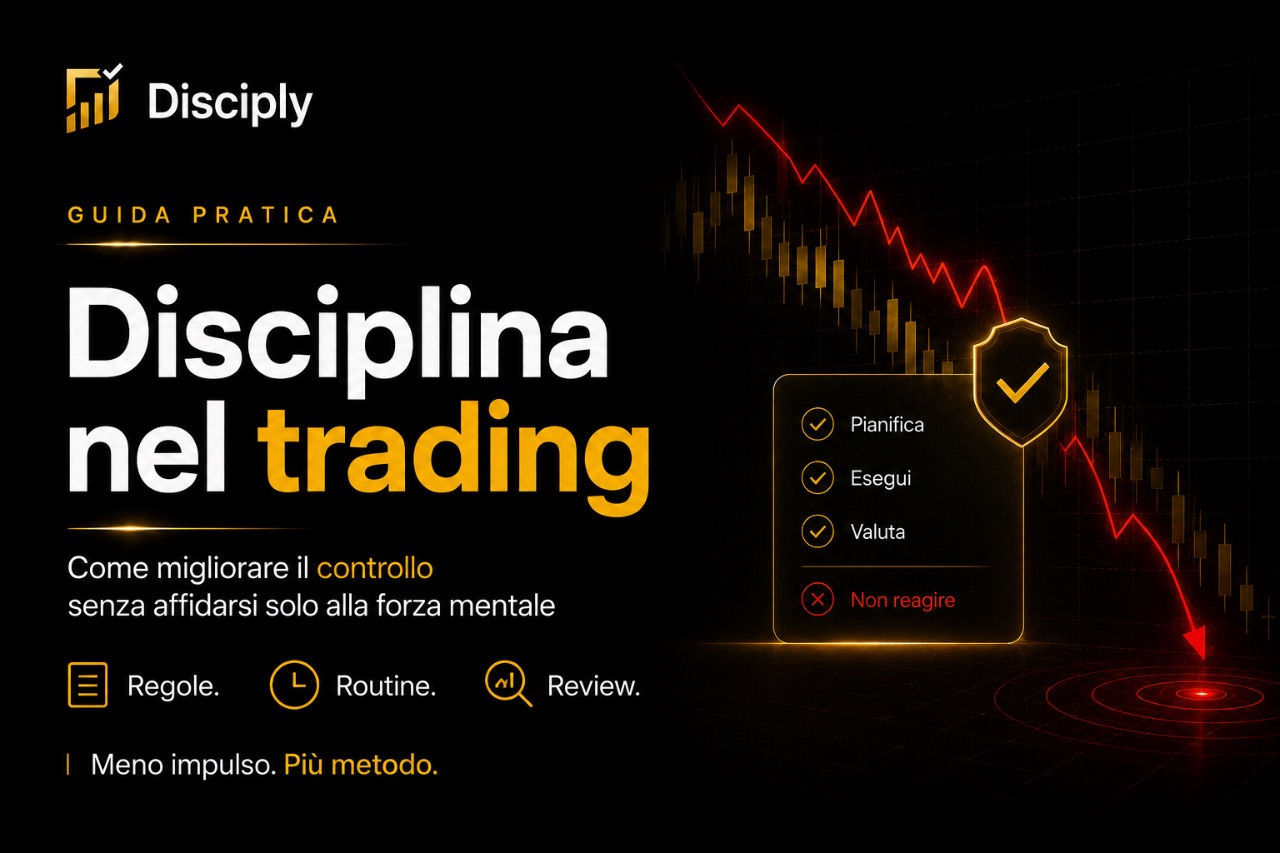 Disciplina trading: il metodo pratico per non dipendere solo dalla forza mentale