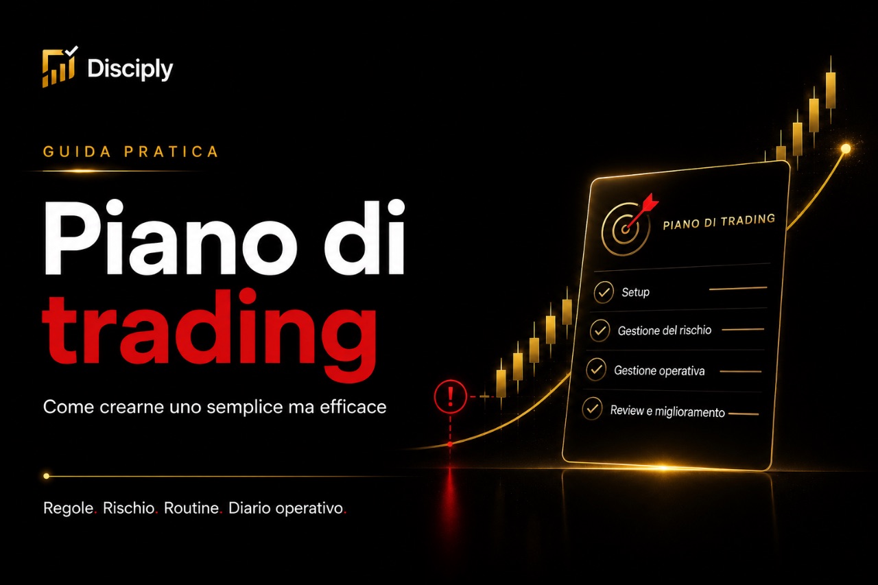 Piano di trading scritto: come creare regole semplici per operare con metodo