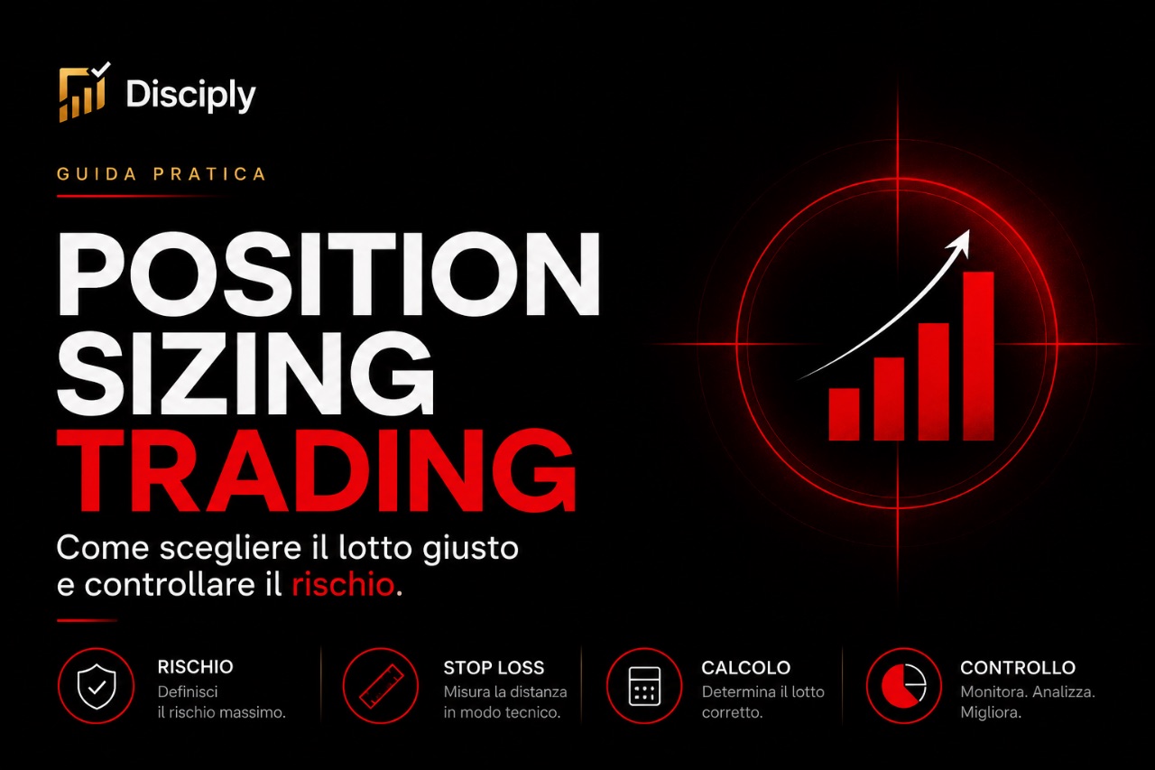 Position sizing nel trading: il metodo per scegliere il lotto senza improvvisare