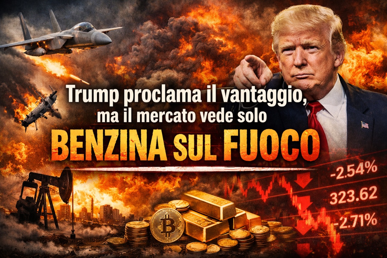 Trump proclama il vantaggio, ma il mercato vede solo benzina sul fuoco