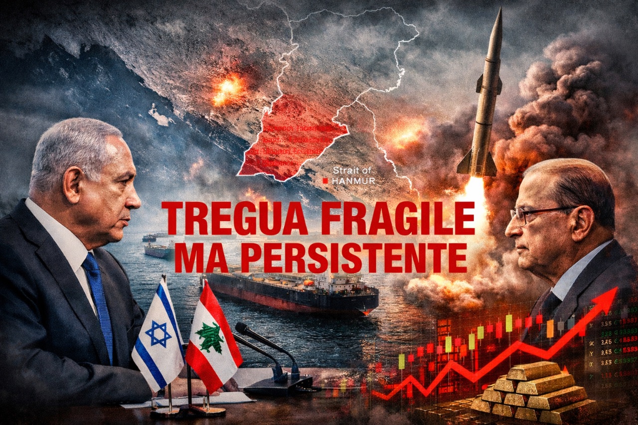 Tregua fragile ma persistente: negoziati Israele–Libano e blocco energetico nel Golfo ridisegnano il rischio globale
