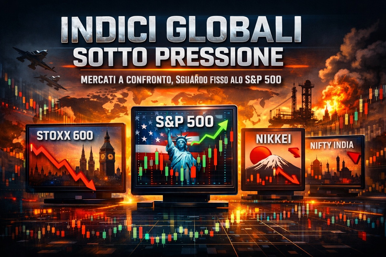 Indici globali sotto pressione: dall’Europa all’Asia, il mercato torna a guardare allo S&P 500 per capire la direzione