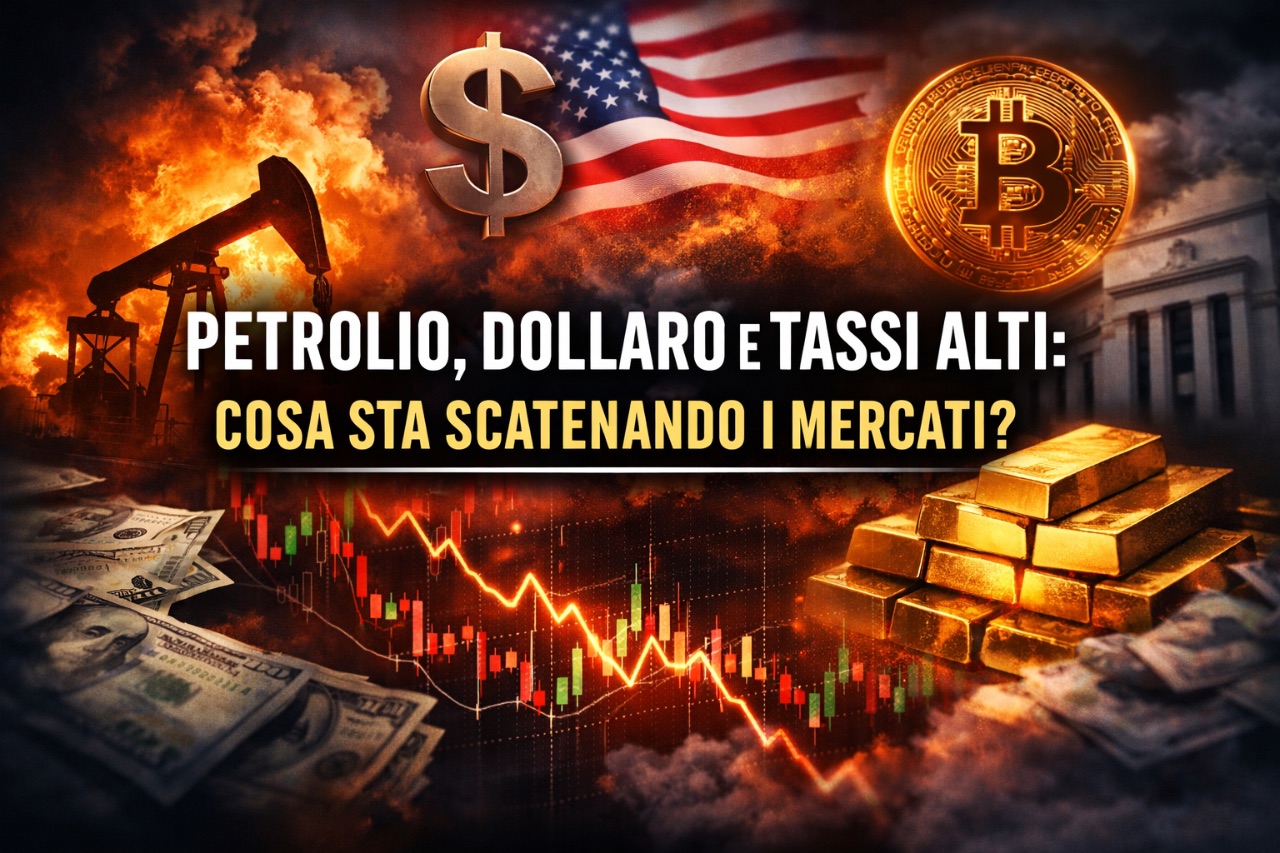 Shock energetico, dollaro forte e tassi più alti: perché petrolio, oro, forex e Bitcoin stanno reagendo in modo anomalo